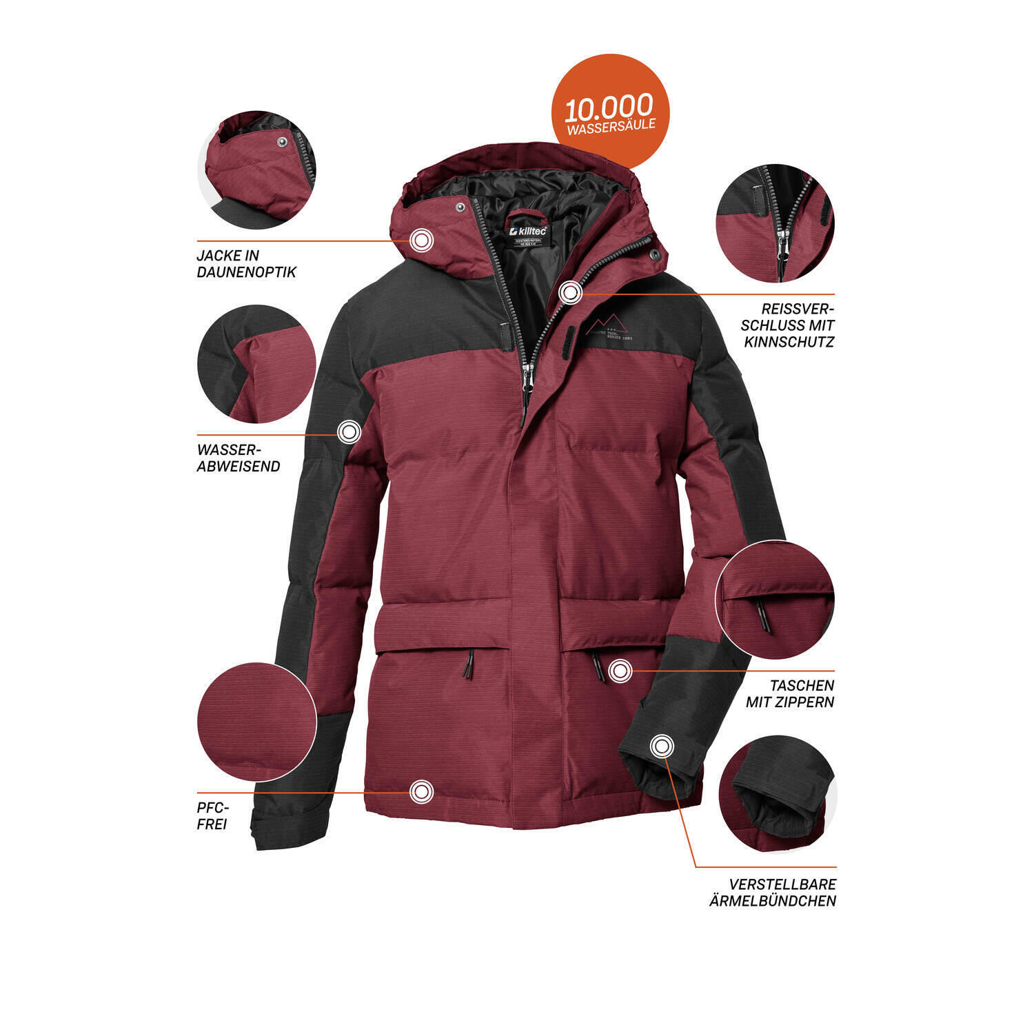 Jungen, Kinder Steppjacke KOW 156 6/6
