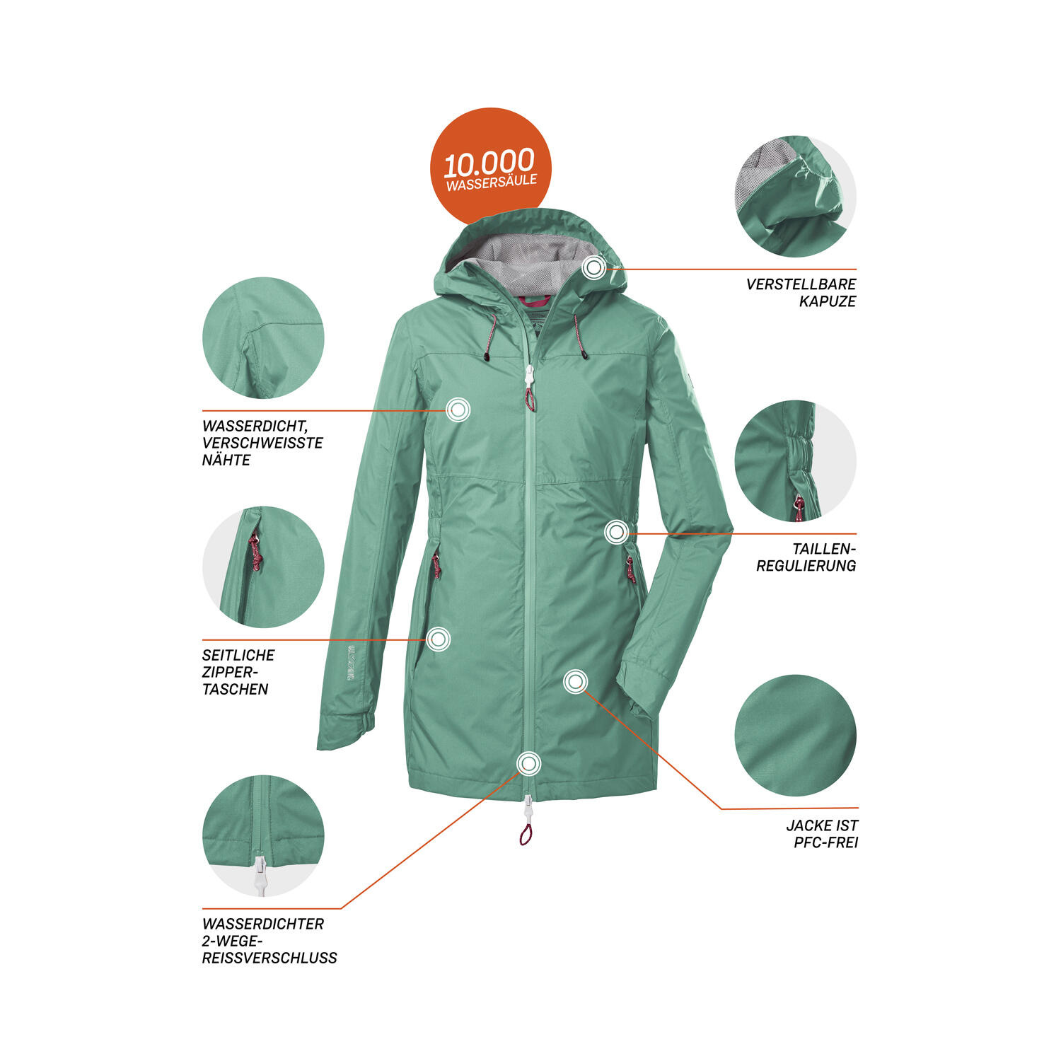 Damen Outdoorjacke KOS 54 WMN JCKT 6/6