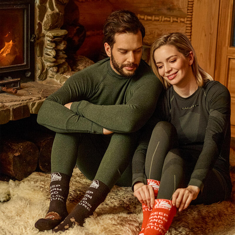 Legginguri termice pentru teren Winter cu ioni de argint
