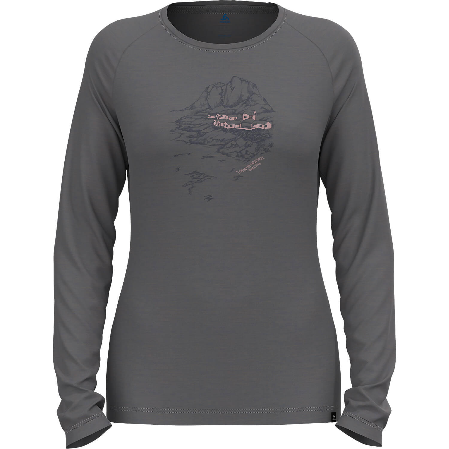 Damen T-Shirt Crew Neck 1/2