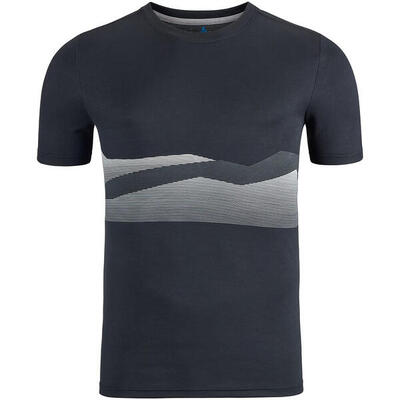 Odlo F-Dry Ridgeline Technisches T-Shirt Schwarz/Violett