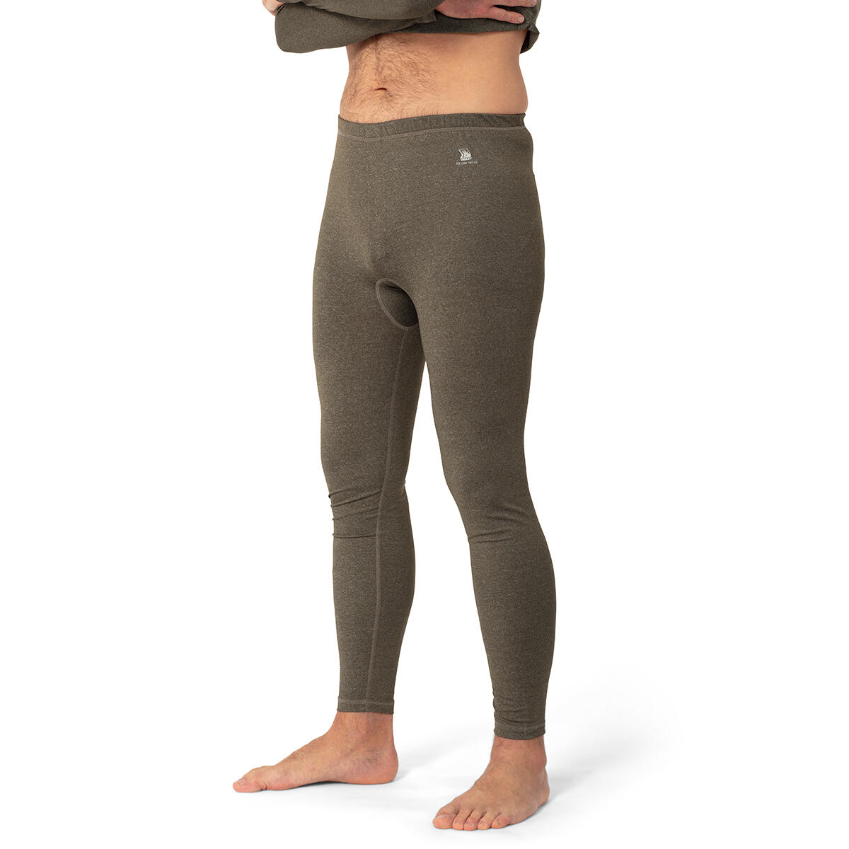 Leggings de chasse California pour homme en grains de café thermiques 3/4