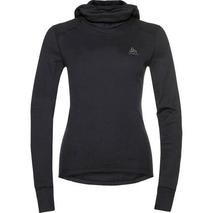 Odlo Dames Shirt Active Warm Eco Baselayer Top met Gezichtsmasker L/S