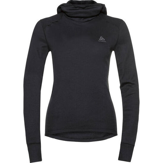 Odlo Dames Shirt Active Warm Eco Baselayer Top met Gezichtsmasker L/S
