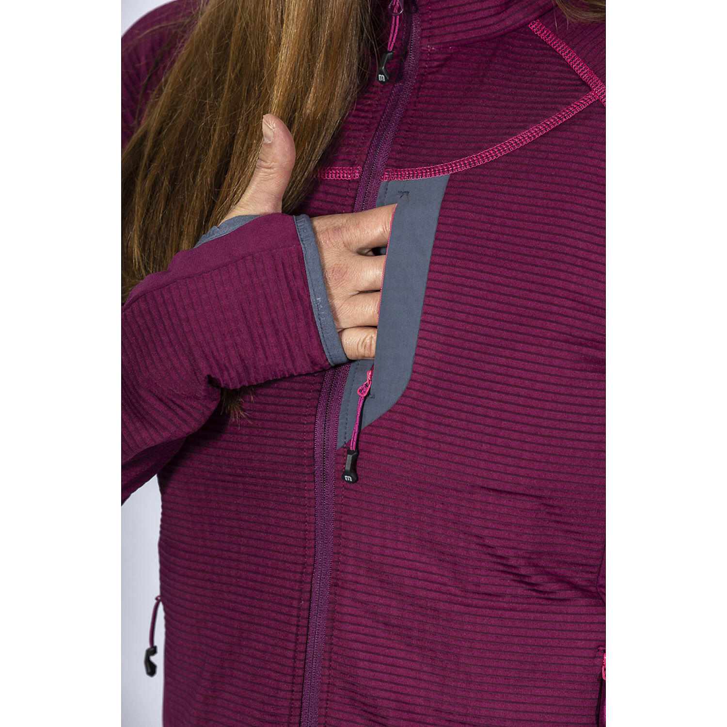 Damen Stretch-Fleecejacke Wasserkuppe 5/7
