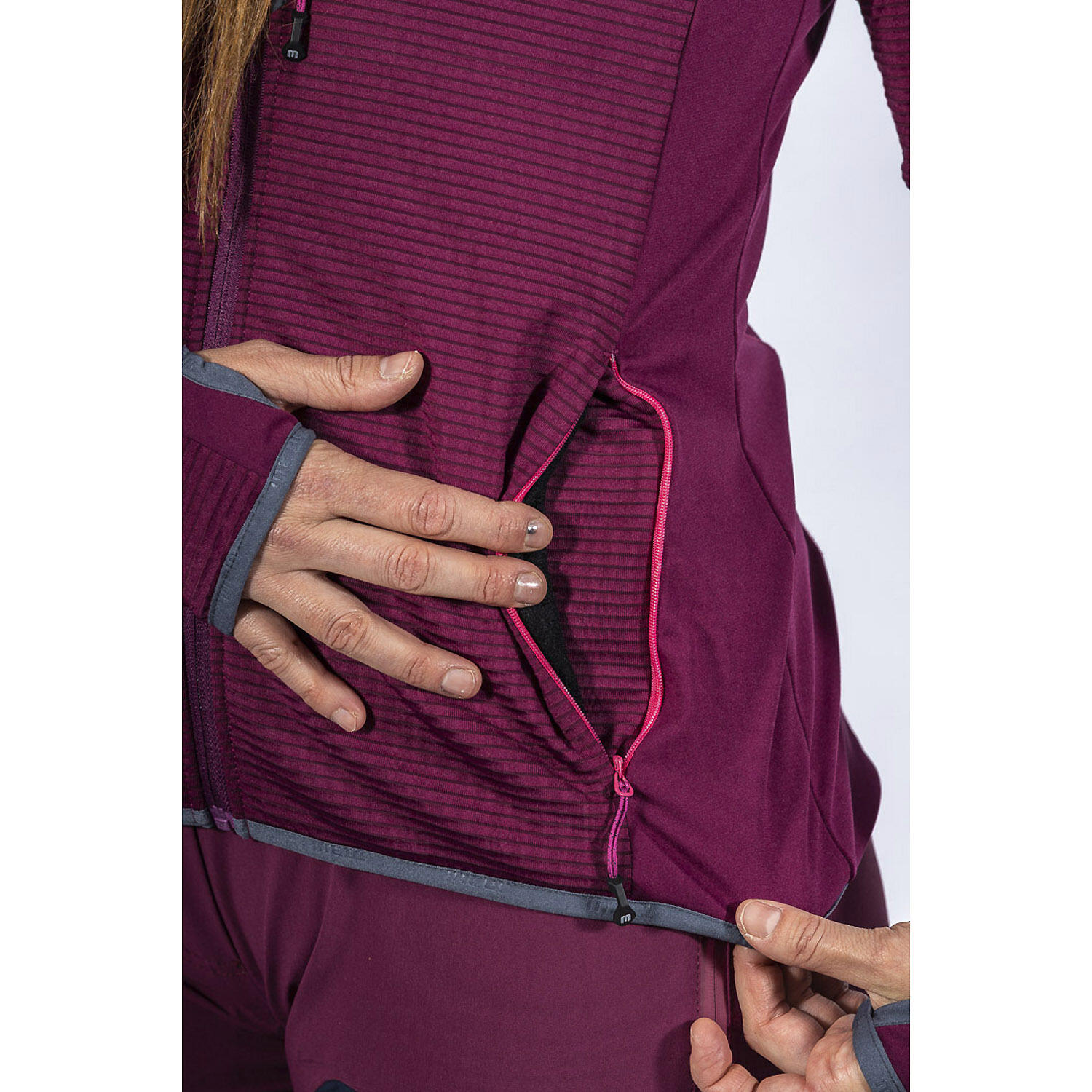 Damen Stretch-Fleecejacke Wasserkuppe 6/7