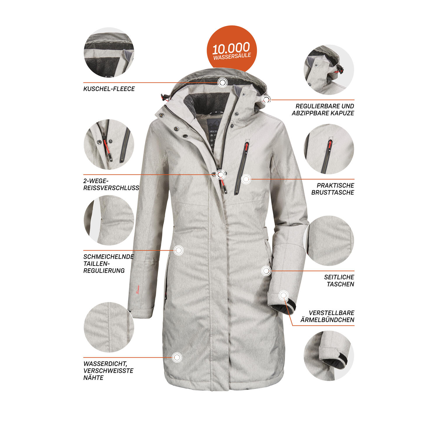Damen Parka Alisi 4/4