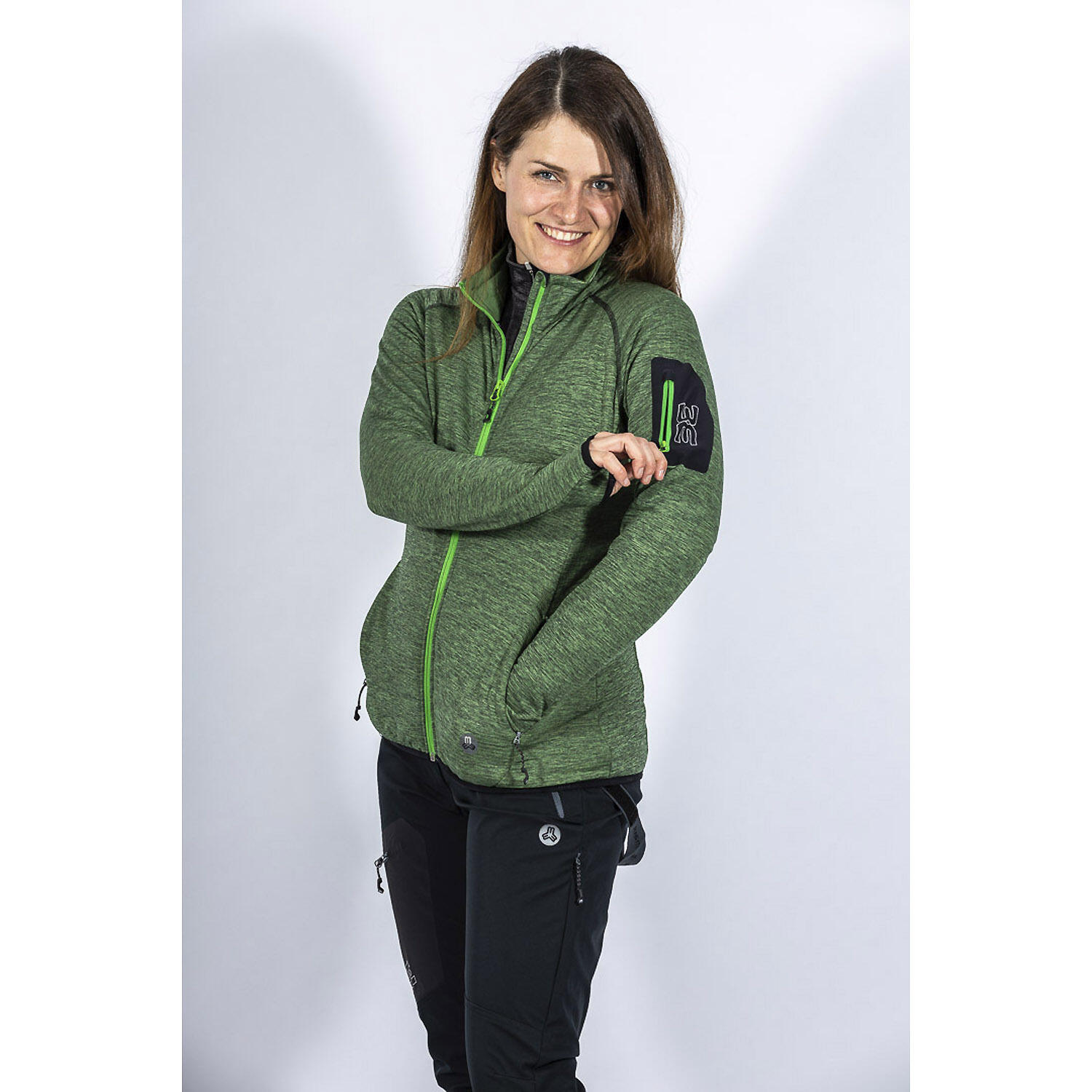 Damen Fleecejacke Megastretch Gratlspitze II 6/7