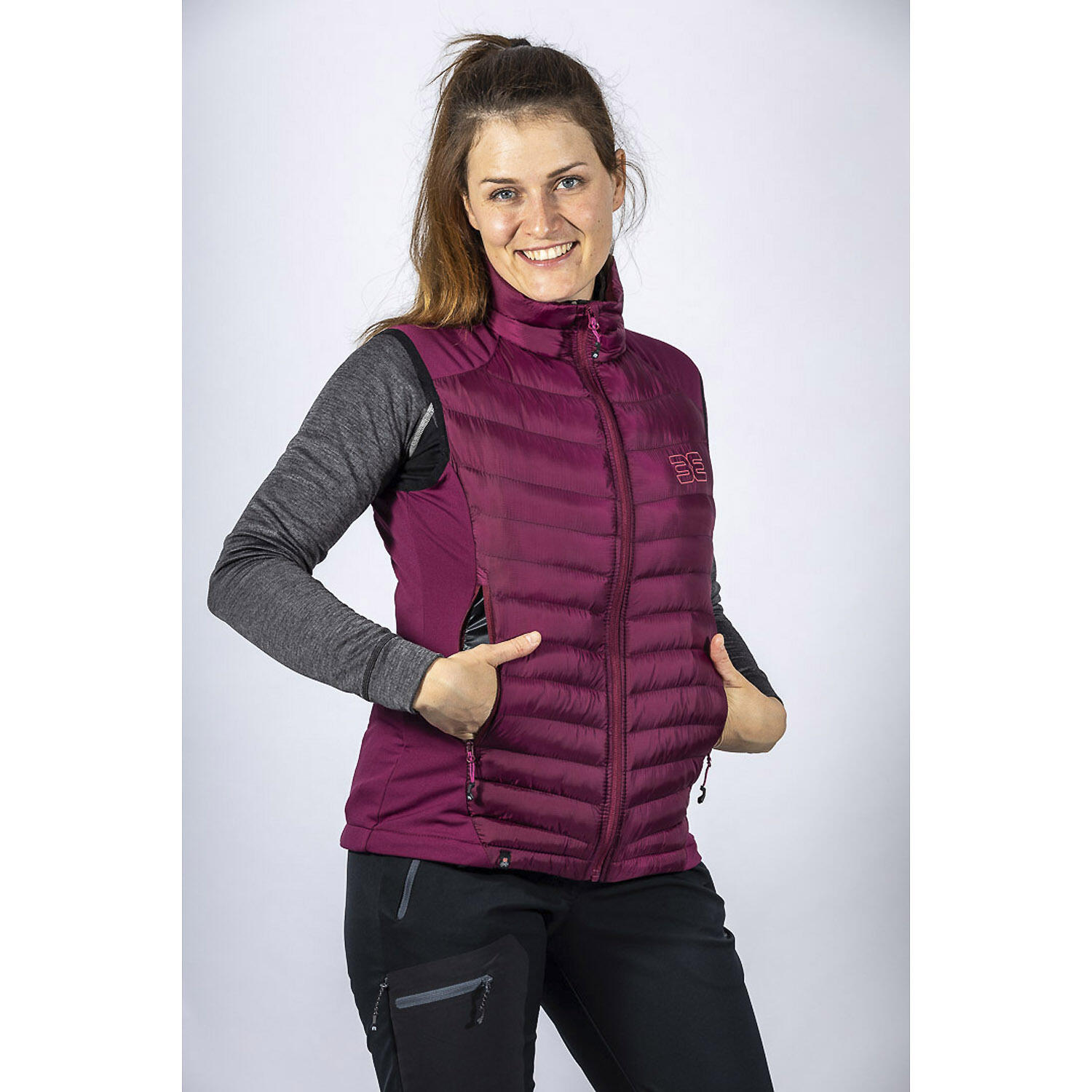 Damen Hybrid-Steppweste Sardona 4/7