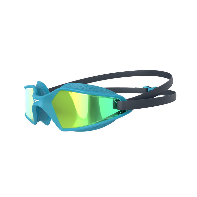 HYDROPULSE JUNIOR (AGED 6-14) MIRROR GOGGLES NAVY / BLUE BAY / YELLOW GOLD