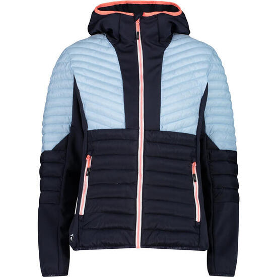 Doudoune à capuche hybride Unlimitech femme CMP