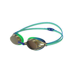 VENGEANCE JUNIOR (AGED 6-14) MIRROR GOGGLES GREEN GLOW / BEAUTIFUL BLUE / GOLD
