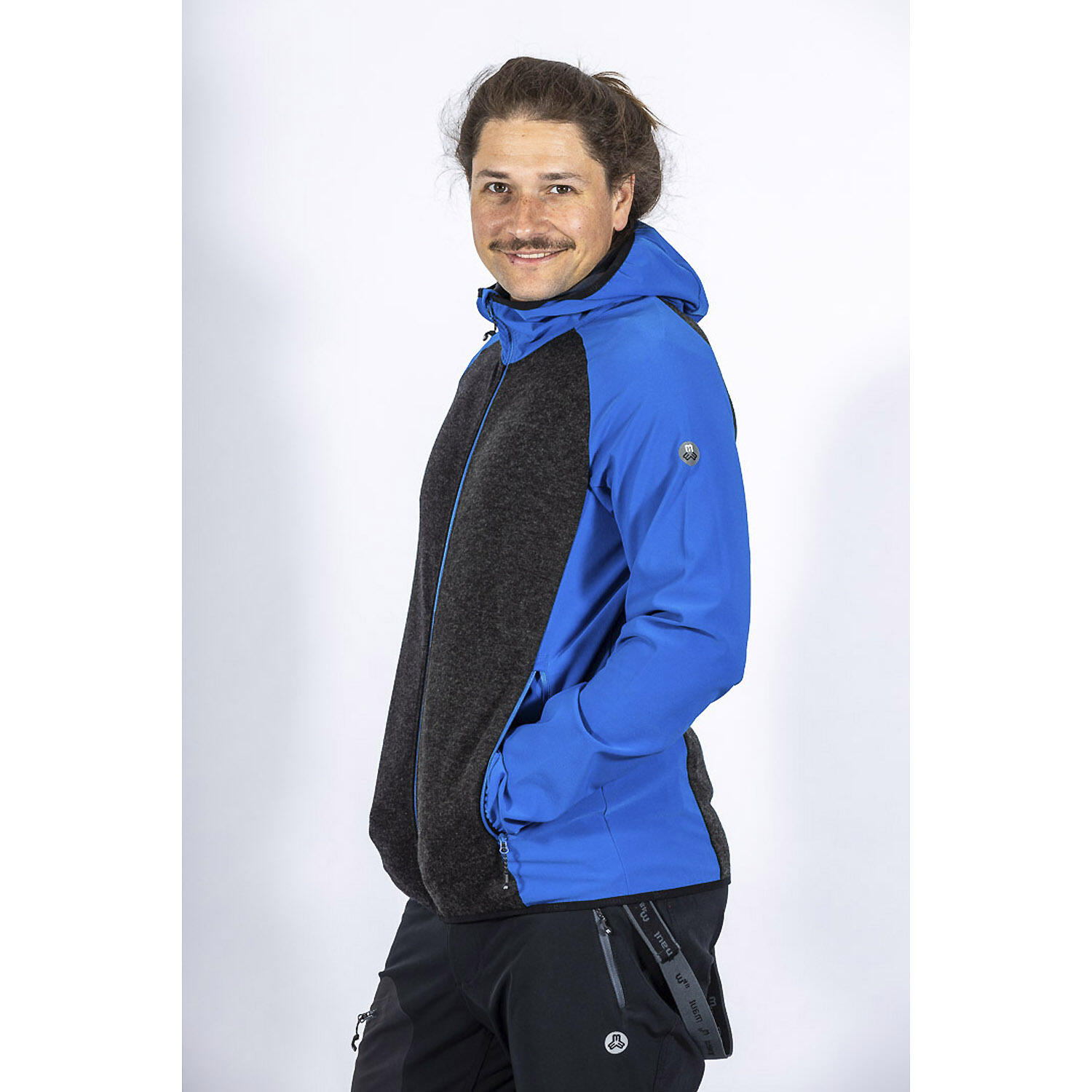Herren Hybrid-Fleecejacke Heidenkopf 4/5