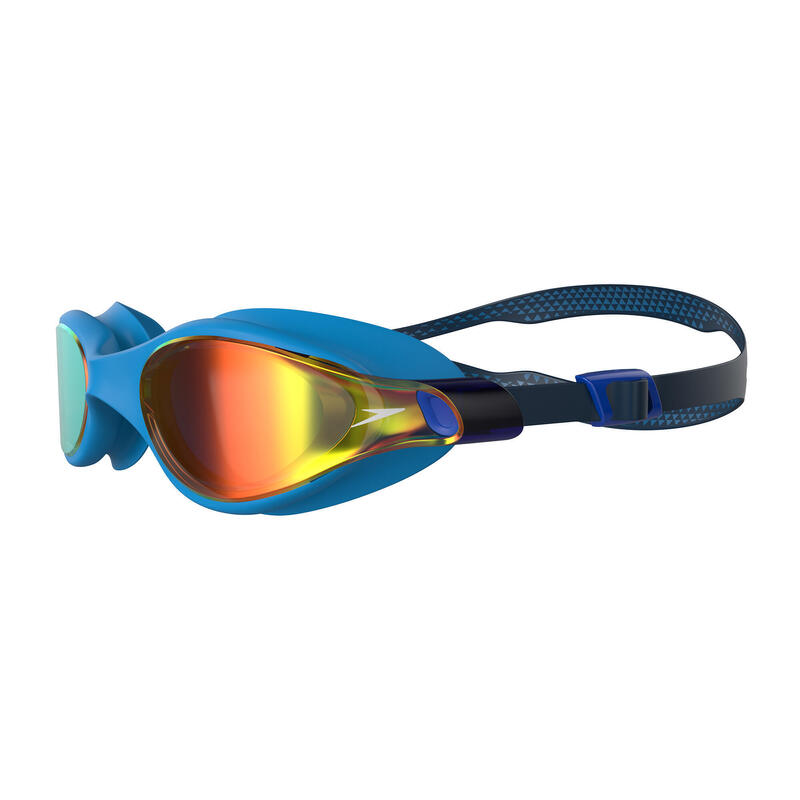 V CLASS MIRROR GOGGLES (ASIA FIT) NAVY / POOL BLUE / FIRE GOLD