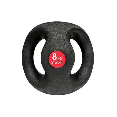 Medicijnbal met dubbel handvat sporti france