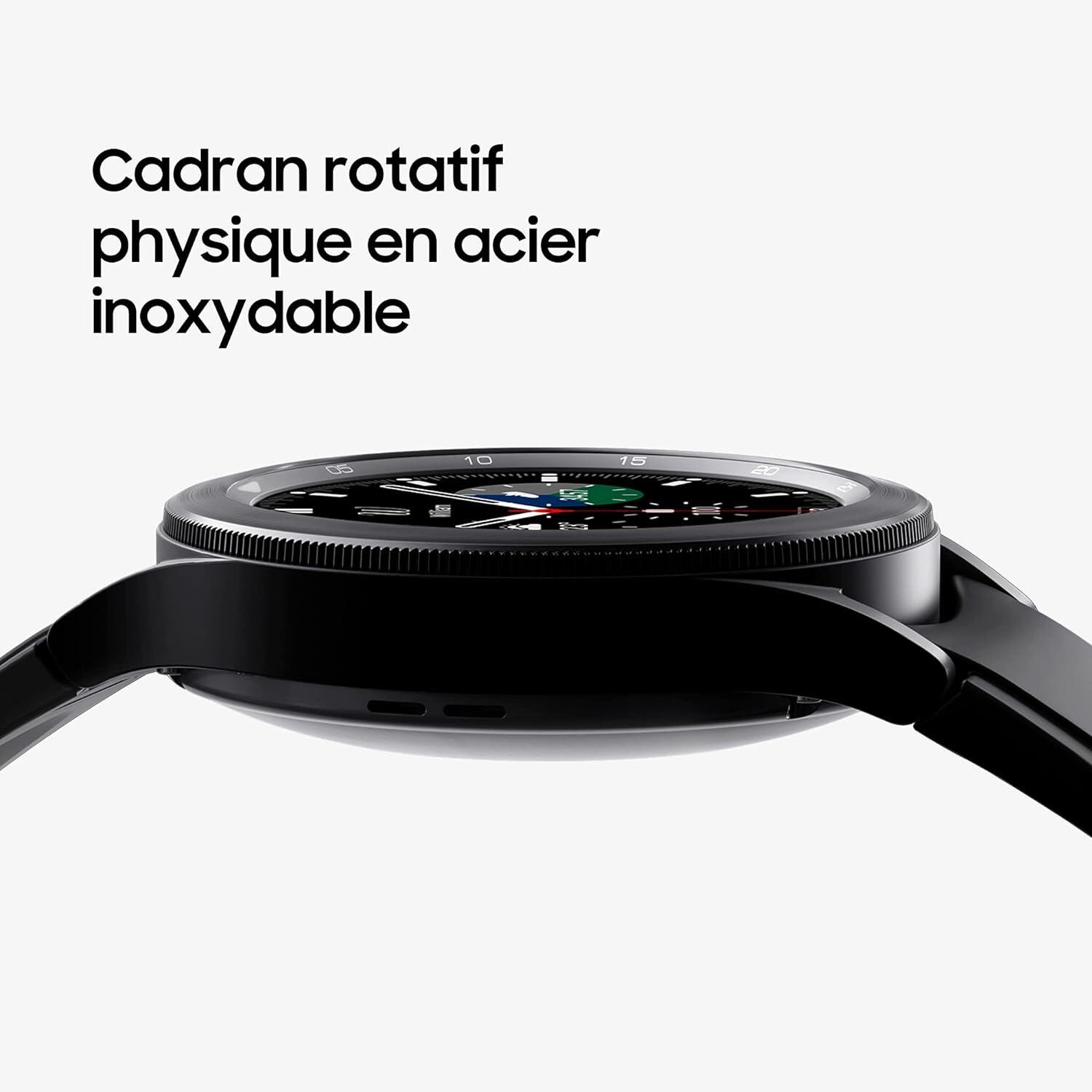 Montre connectée SAMSUNG GALAXY WATCH 4 CLASSIC 46M BT noire 4/9