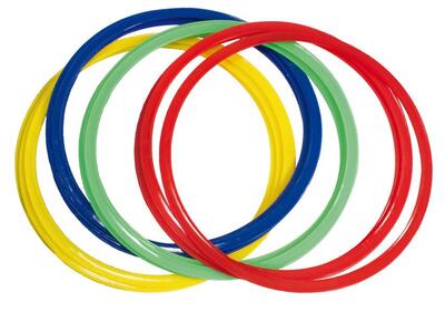 Hoepels sporti plats assortis (x12)