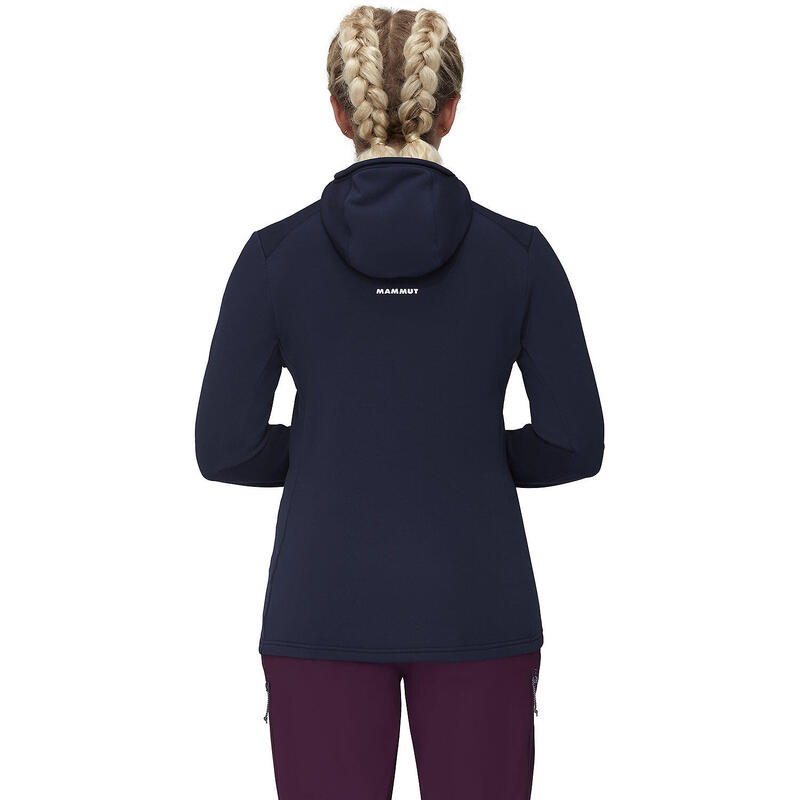 Pulover de trekking pentru femei Mammut Aconcagua Light ML cu glugă