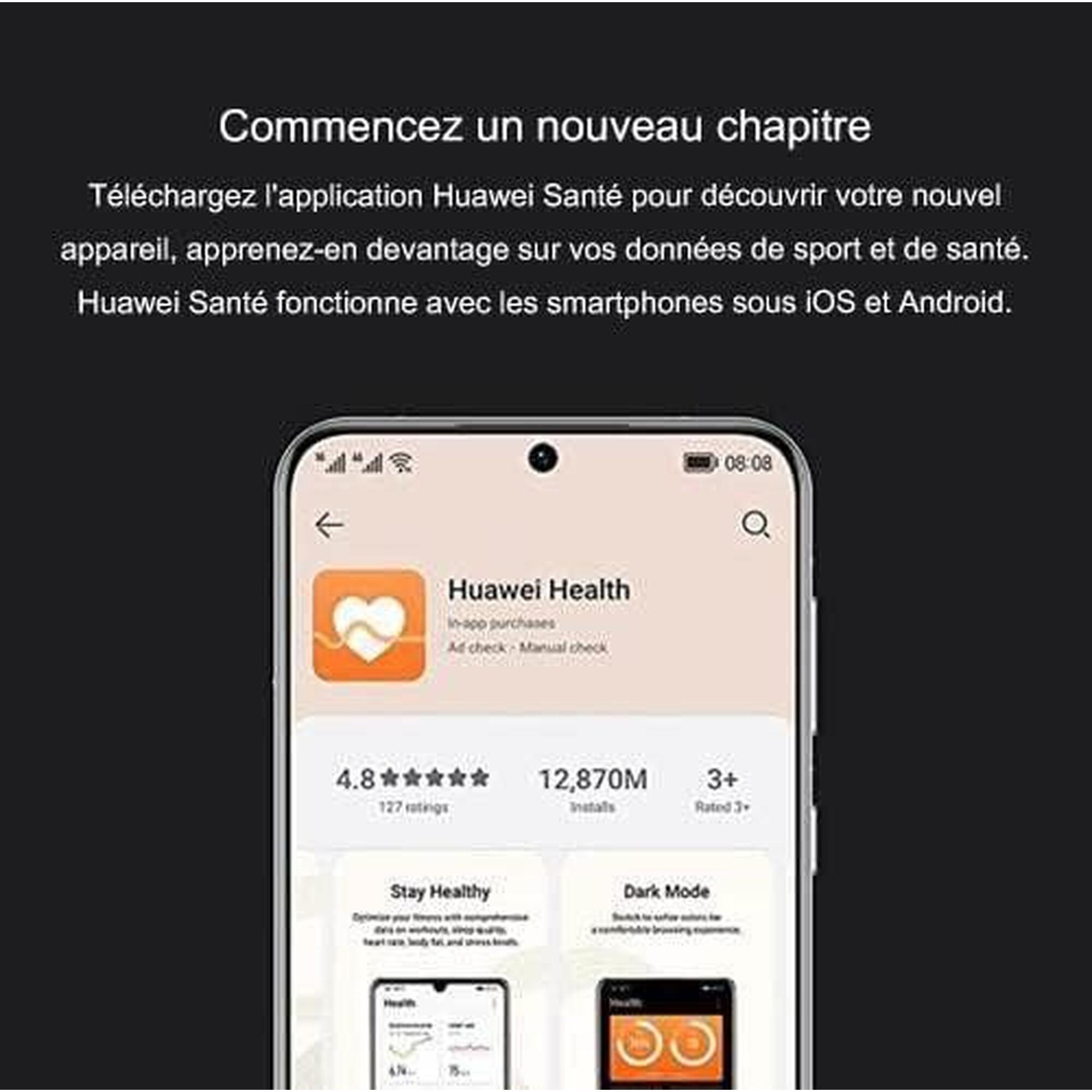 Montre connectée HUAWEI Watch Fit orange