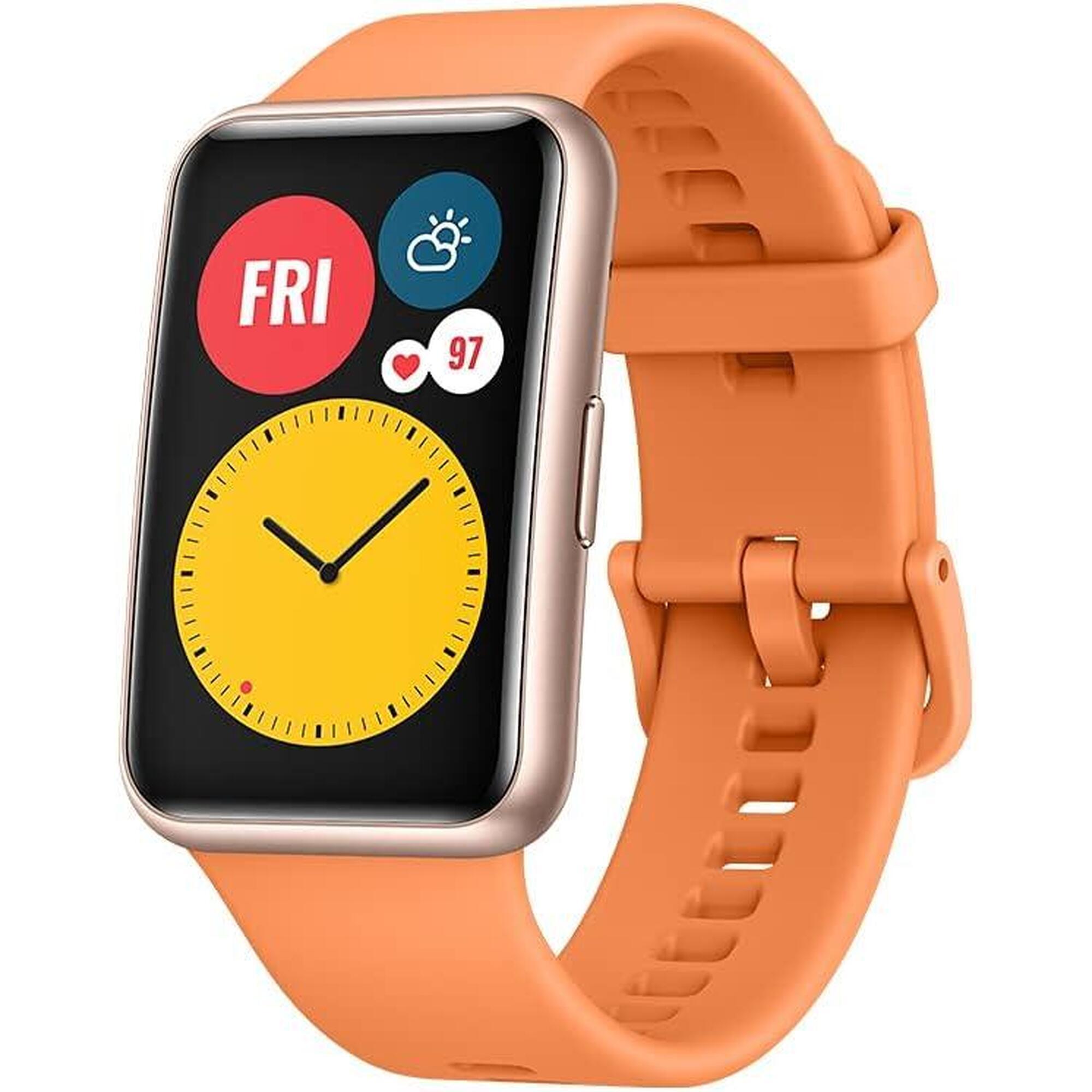 Montre connectée HUAWEI Watch Fit orange
