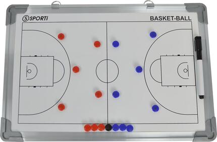 Kleines doppelseitiges Bild Basketball 30x45cm Sporti