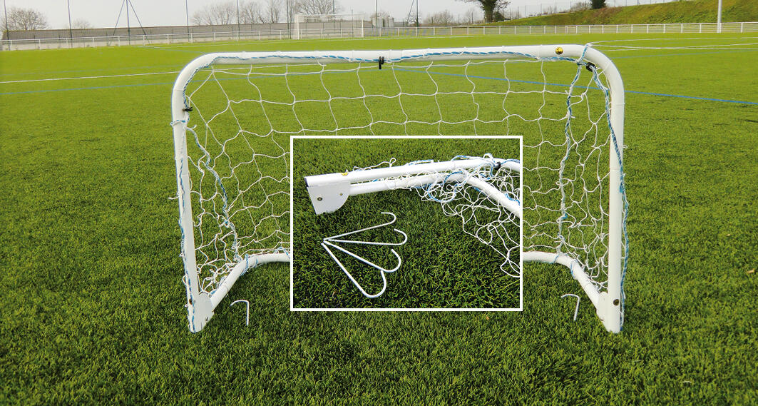 MINI BUT DE FOOTBALL PLIABLE Sporti 120x80x60 cm 2/2