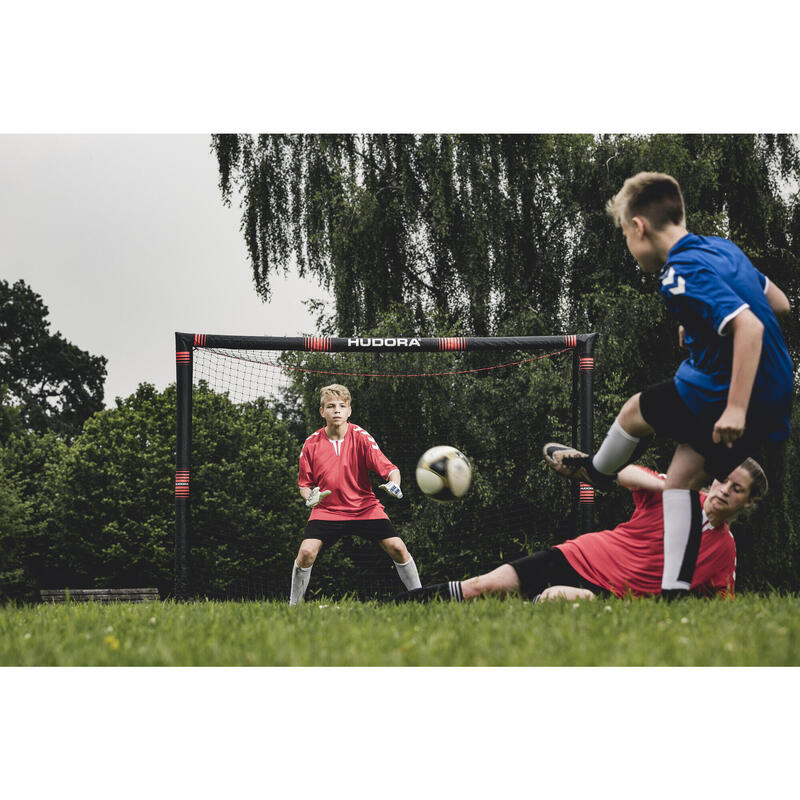 Bramka do piłki nożnej dla dzieci Hudora Pro Tect 240 x 160 cm