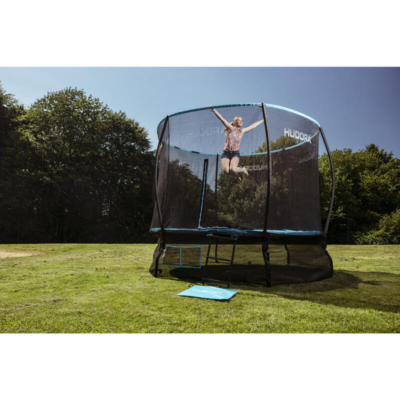 Fantastico trampolino completo 250 cm + rete di sicurezza