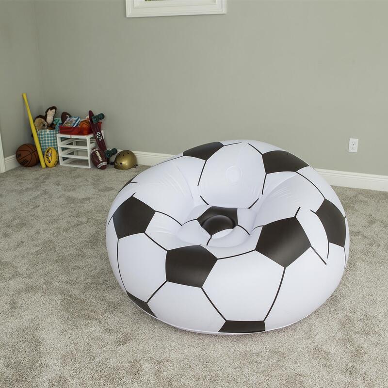 Puff Hinchable Bestway Balón Fútbol 114x112x71 cm