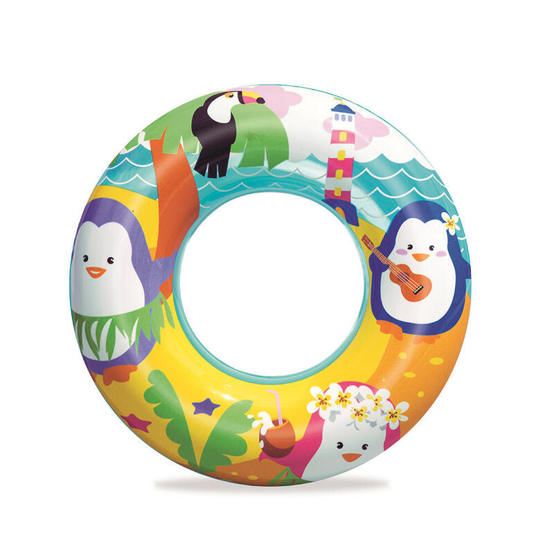 Dmuchane koło do pływania dla dzieci Bestway 51cm Delfin