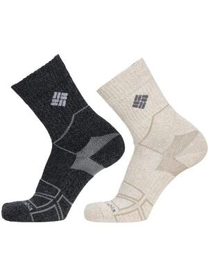 Trekkingsocken 2PP Active Hike Crew Herren - grau