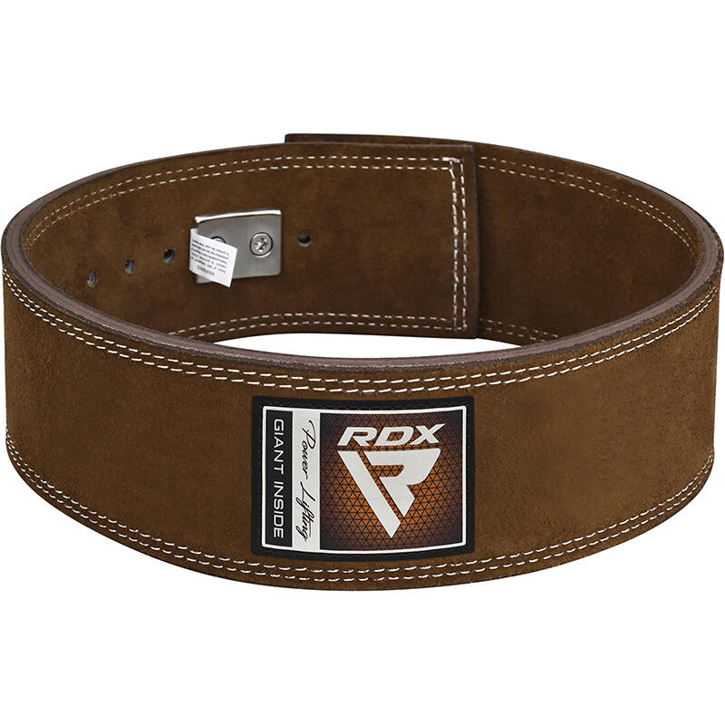 Centură RDX 4 Inch din piele nubuck, aprobată USPA, IPL și WPC