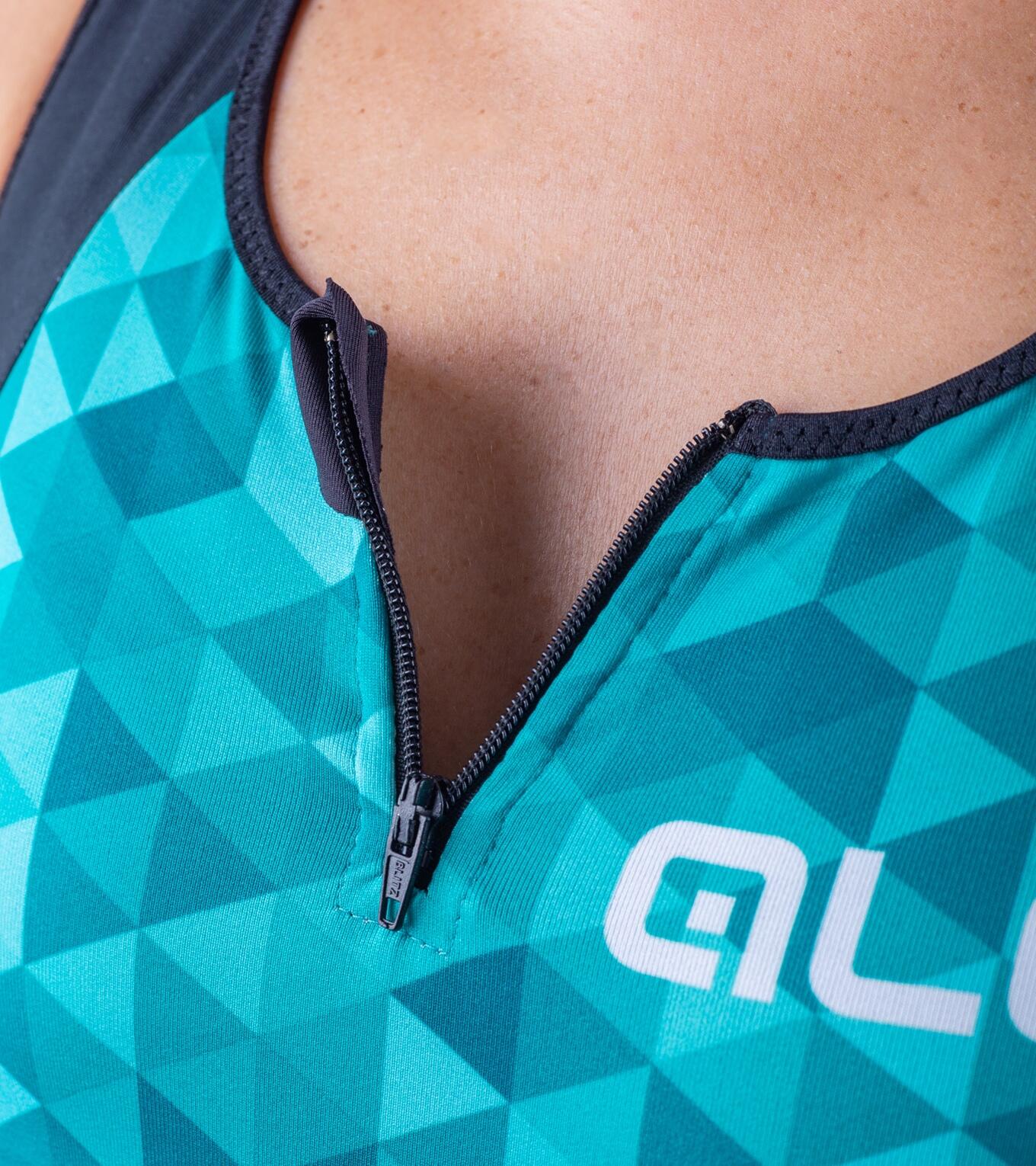Ale Dames Fietsshirt Zonder Mouwen Solid Triangles 6/7