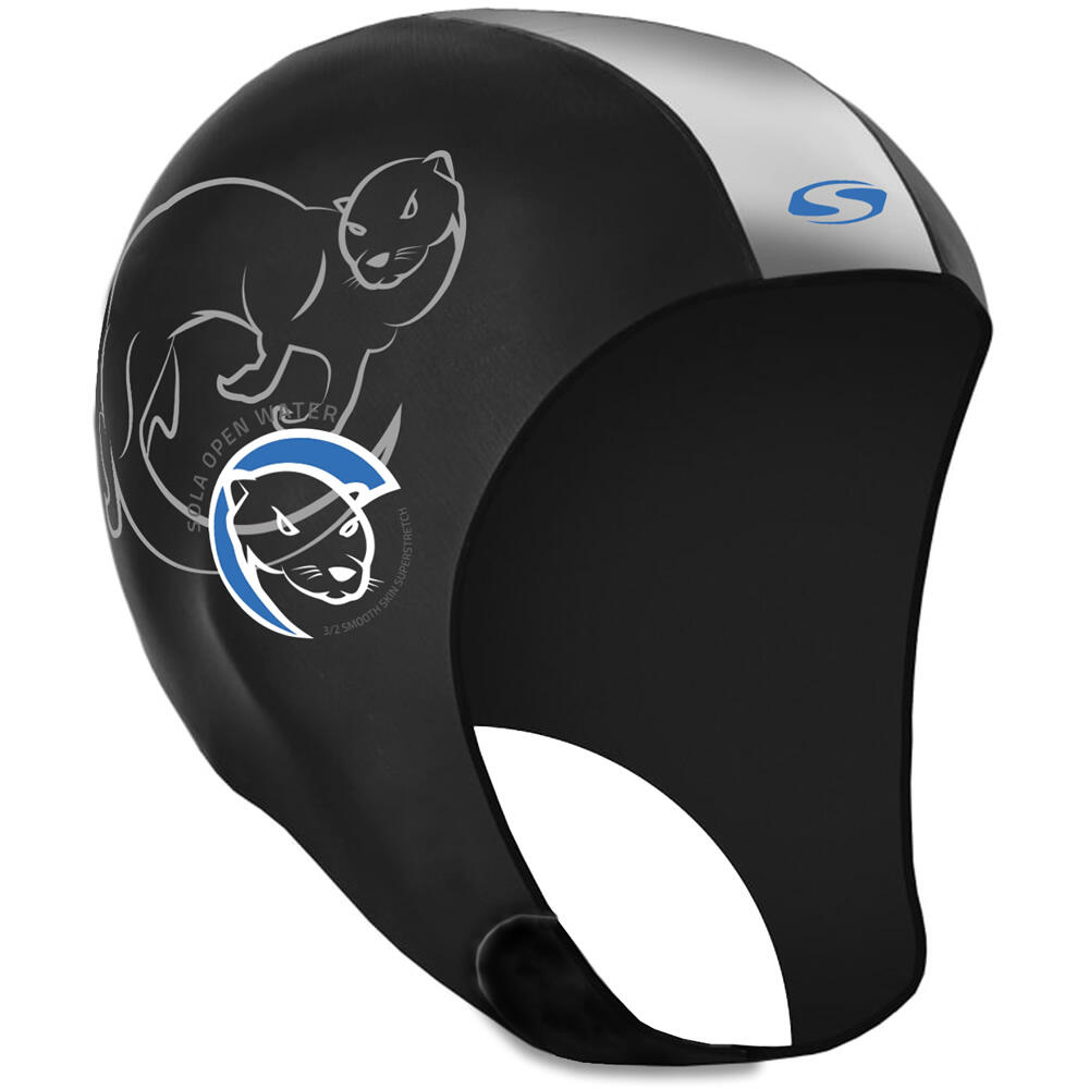 SOLA 3mm Neoprene Open Water Swimming Cap