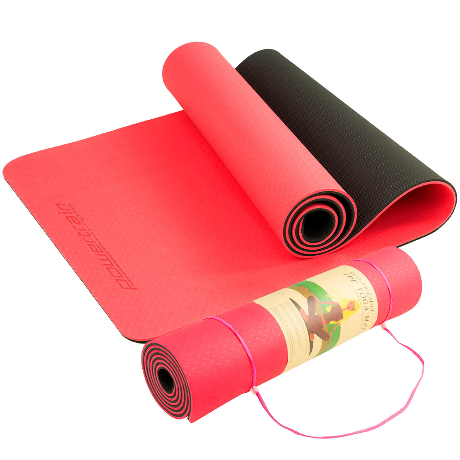 Powertrain TPE Pilates Exercise Yoga Mat