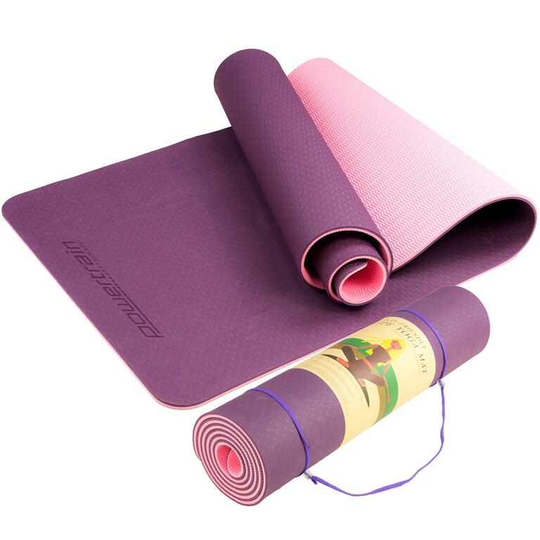 Powertrain TPE pilates and yoga exercise mat