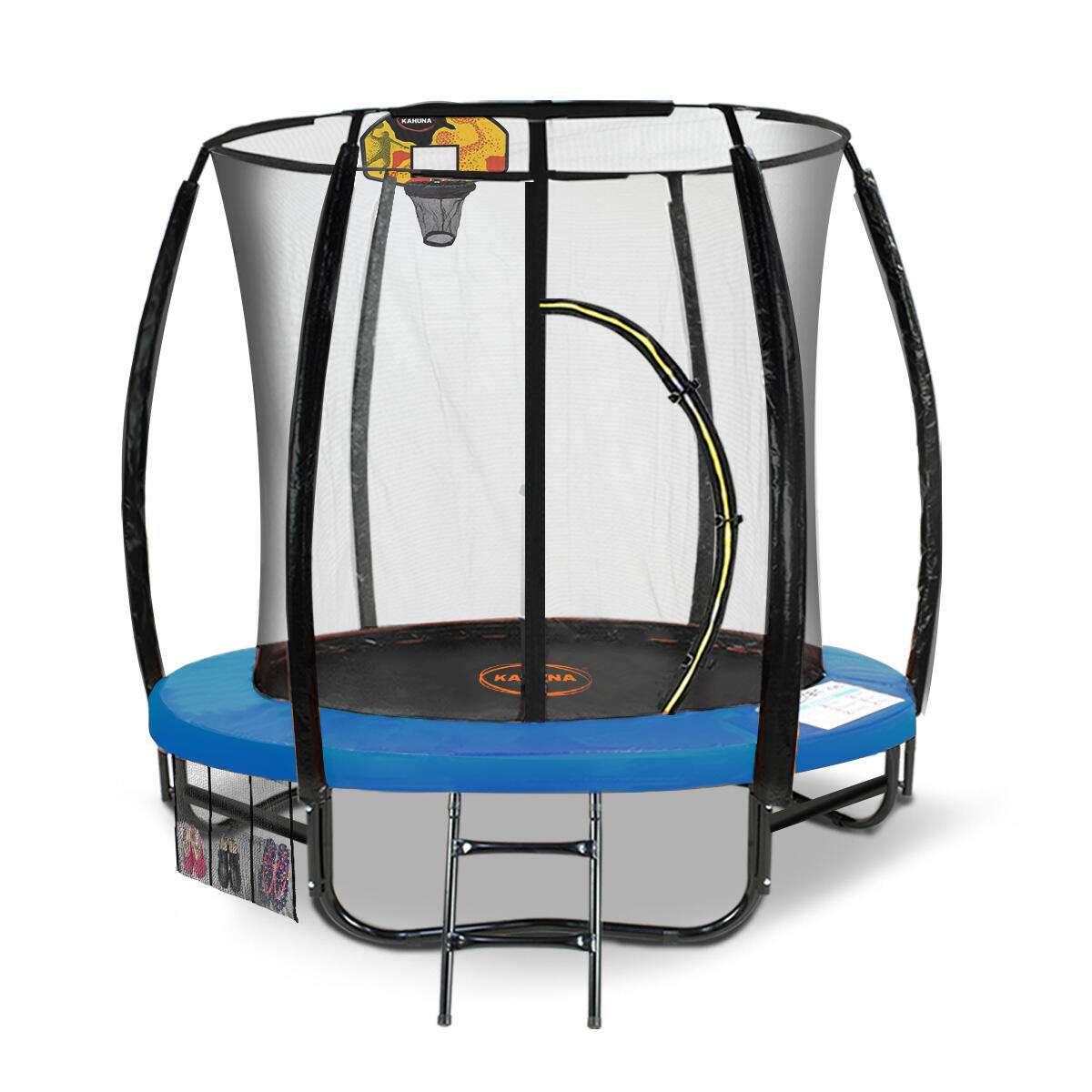 Trampoline Free Safety Net Spring Pad  Mat Ladder Basketball