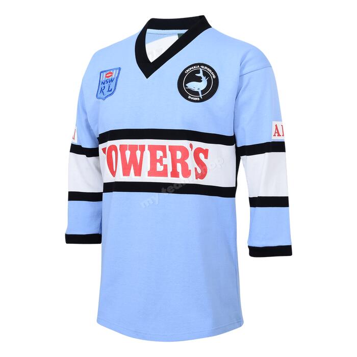 CRONULLA-SUTHERLAND SHARKS 1992 NRL RETRO JERSEY