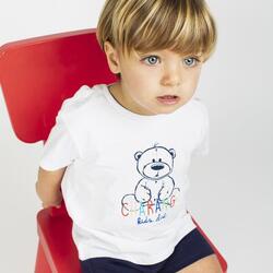 Charanga Camiseta de bebé color blanco