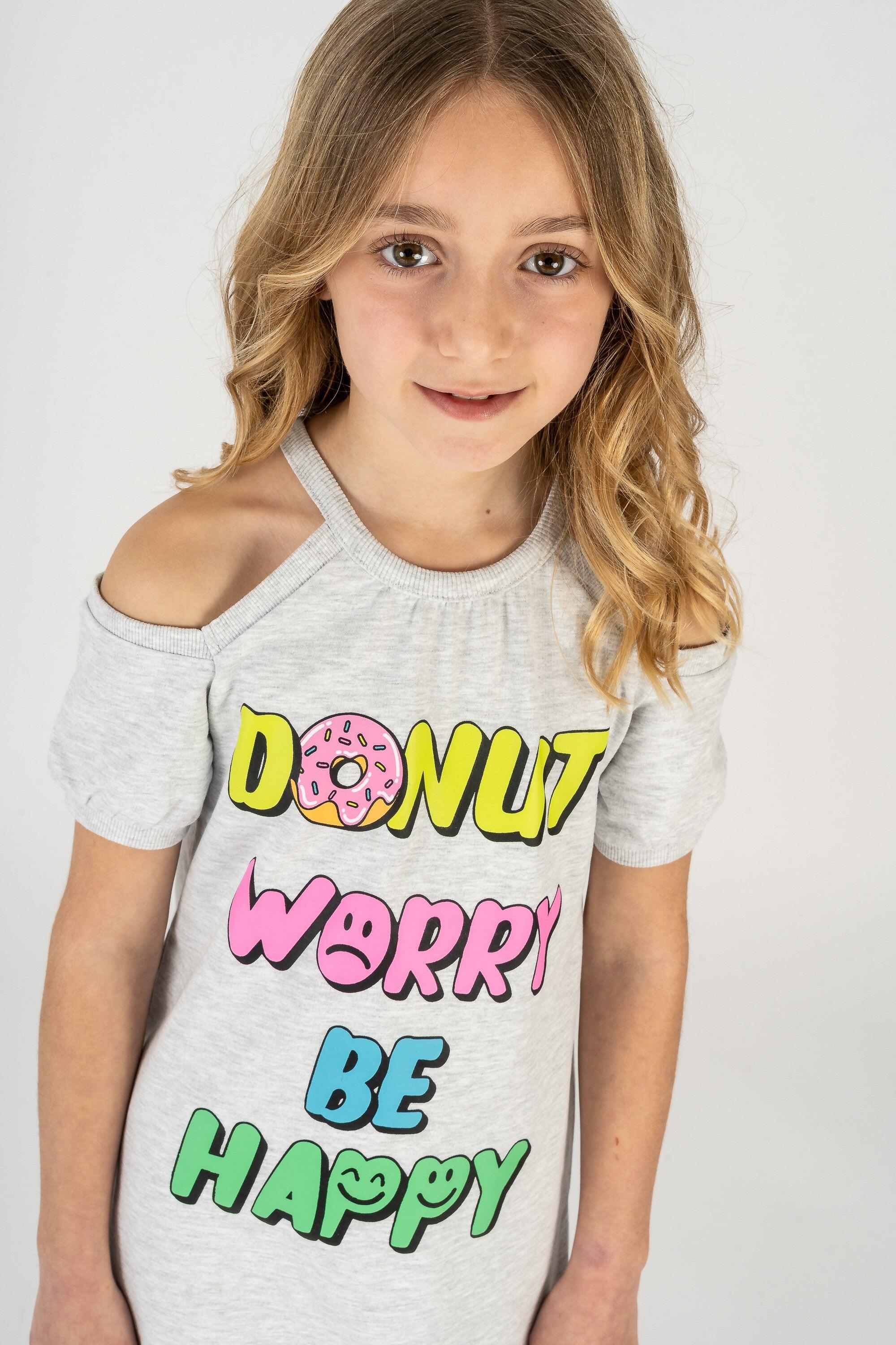 Vestido cinza de menina 2/5