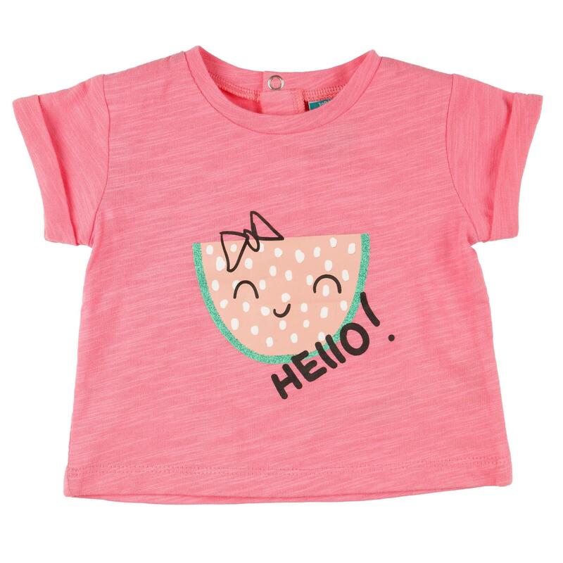 Charanga Camiseta de recién nacido rosa