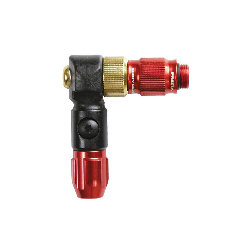 Lezyne ABS-1 Pro HP Chuck (High Pressure)-Red/Black -  1