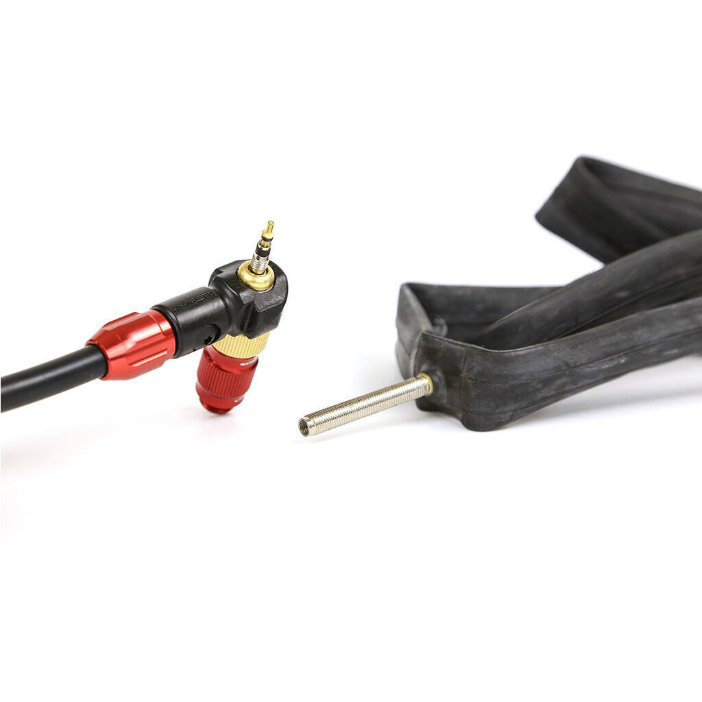 Lezyne ABS-1 Pro HP Chuck (High Pressure)-Red/Black -  4