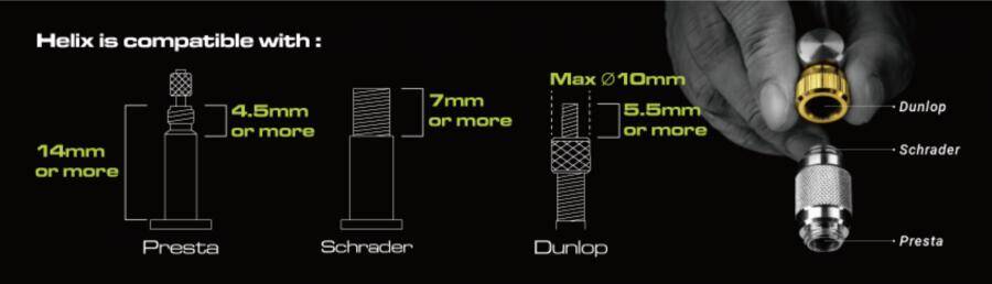 Birzman Helix Head For Tiny Tanker Pump -  3