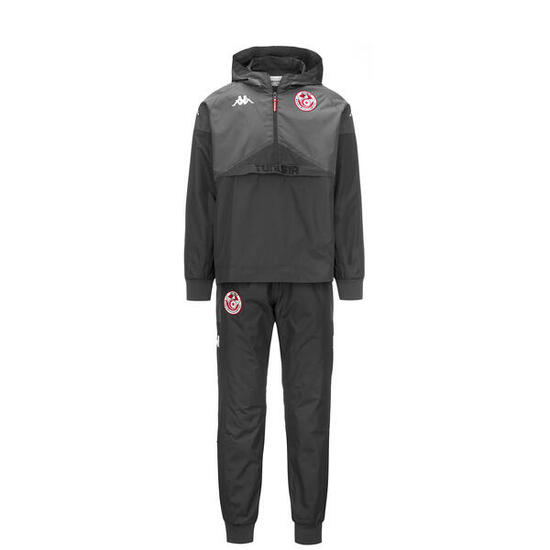 Trainingsanzug mit Kapuze 1/2 Zip Tunisie Asteody 2024