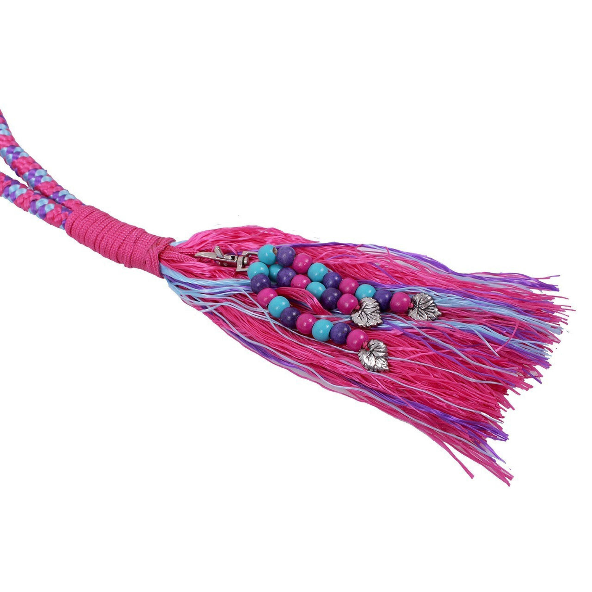 QHP Touwhalster & Neckrope Liberty - Fuchsia (Pony) 4/7