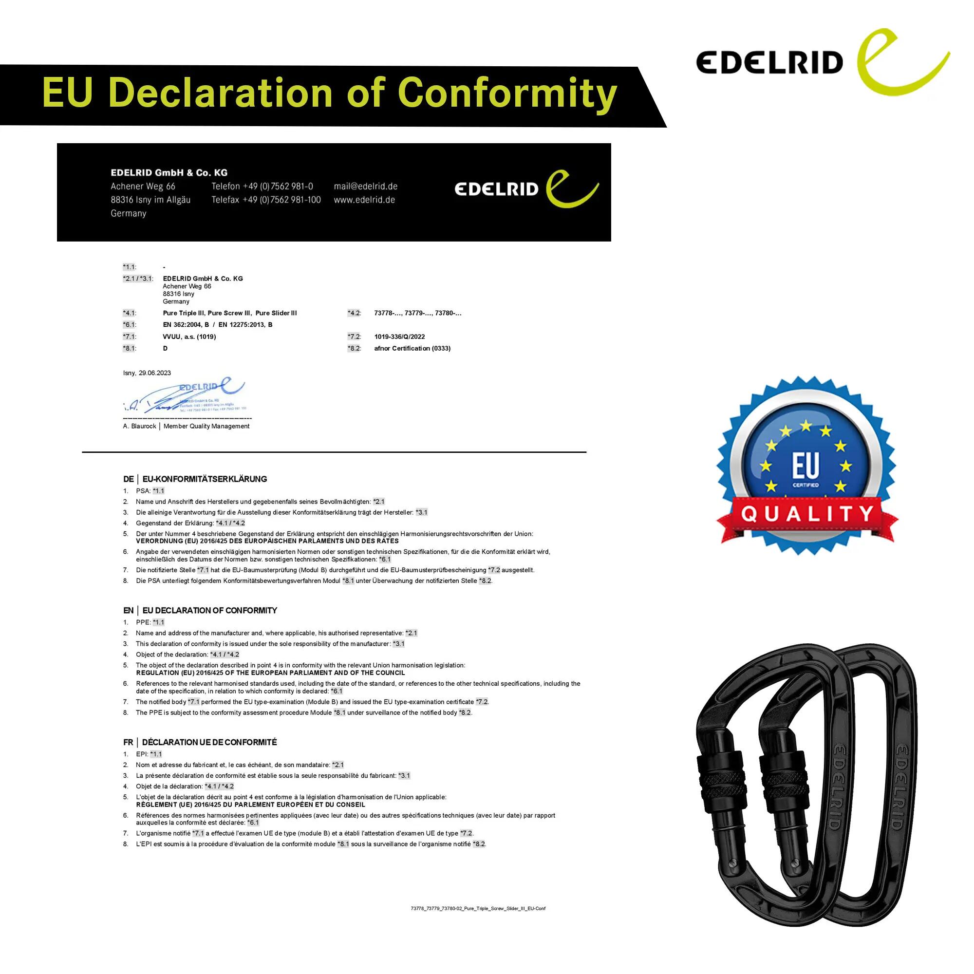 Pure Screw 23KN Climbing Carabiner -  4
