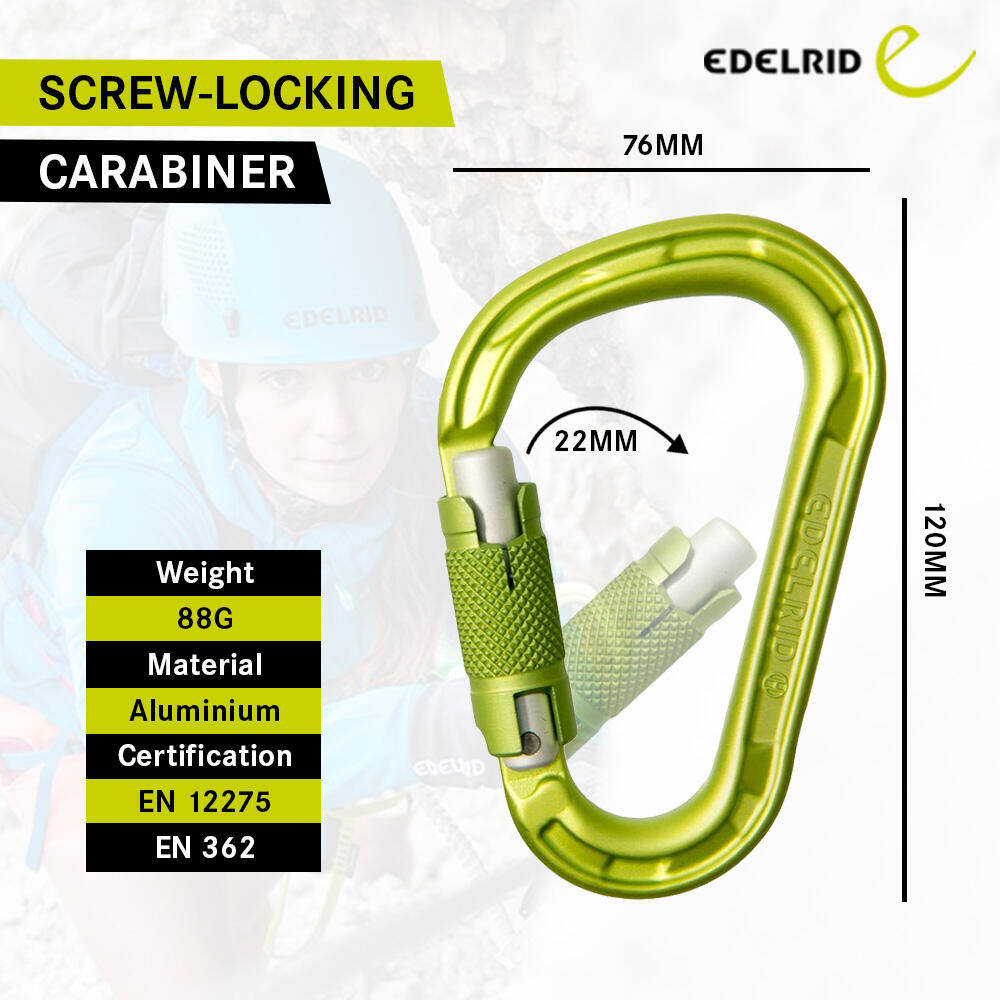 Climbing Carabiner HMS Magnum Twist (24KN) -  2