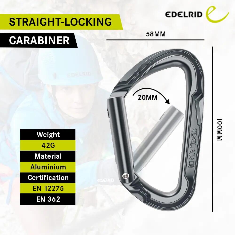 Climbing Carabiner Pure Straight (23KN) -  2