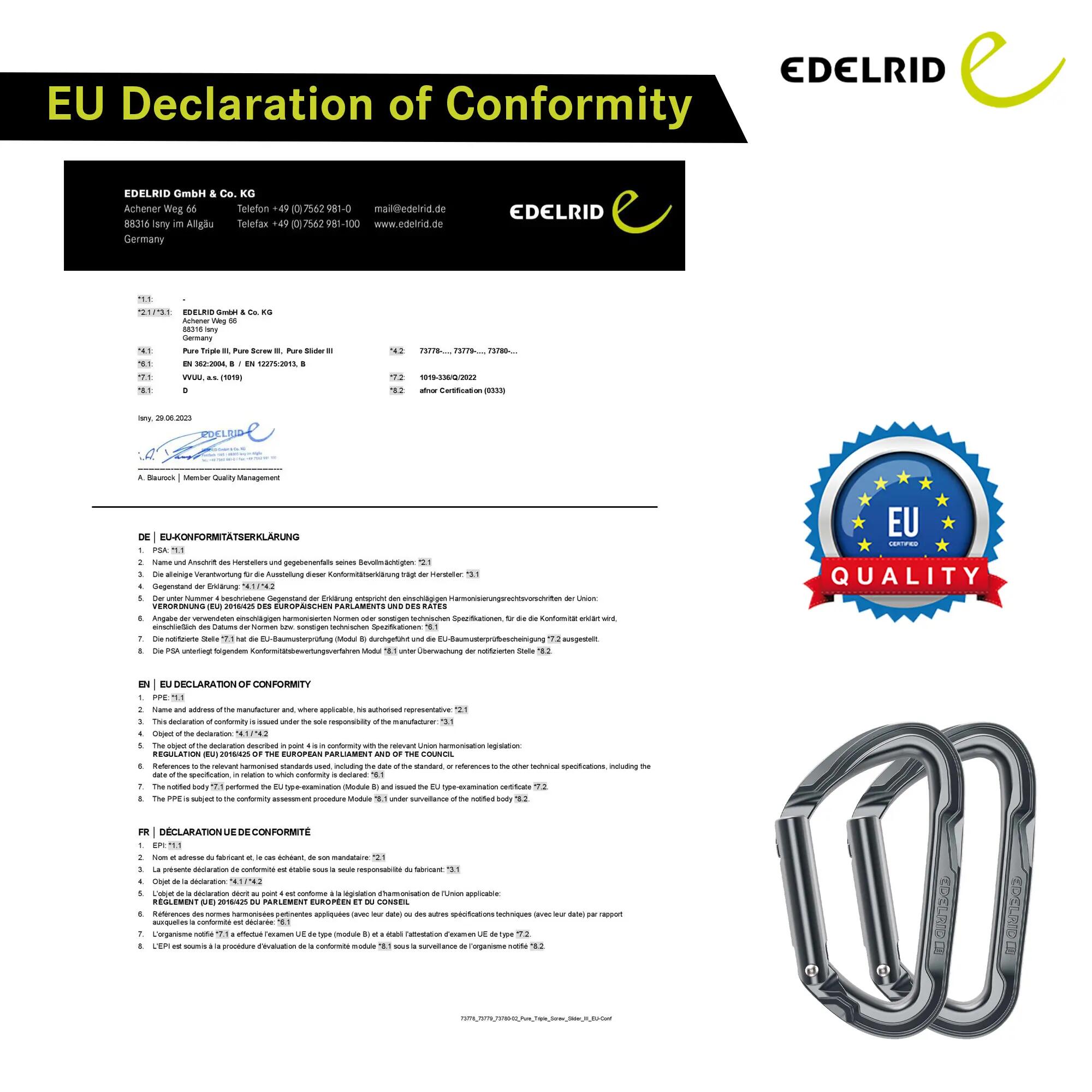 Climbing Carabiner Pure Straight (23KN) -  4